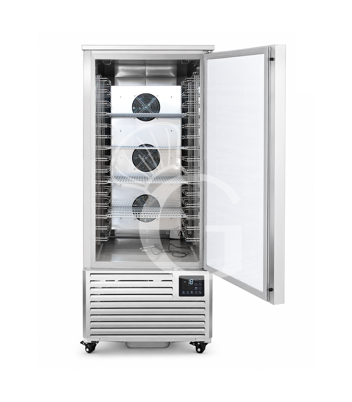 Abatidor de temperatura profesional 15 bandejas GN 1/1 o 600×400, –18°/+3°C