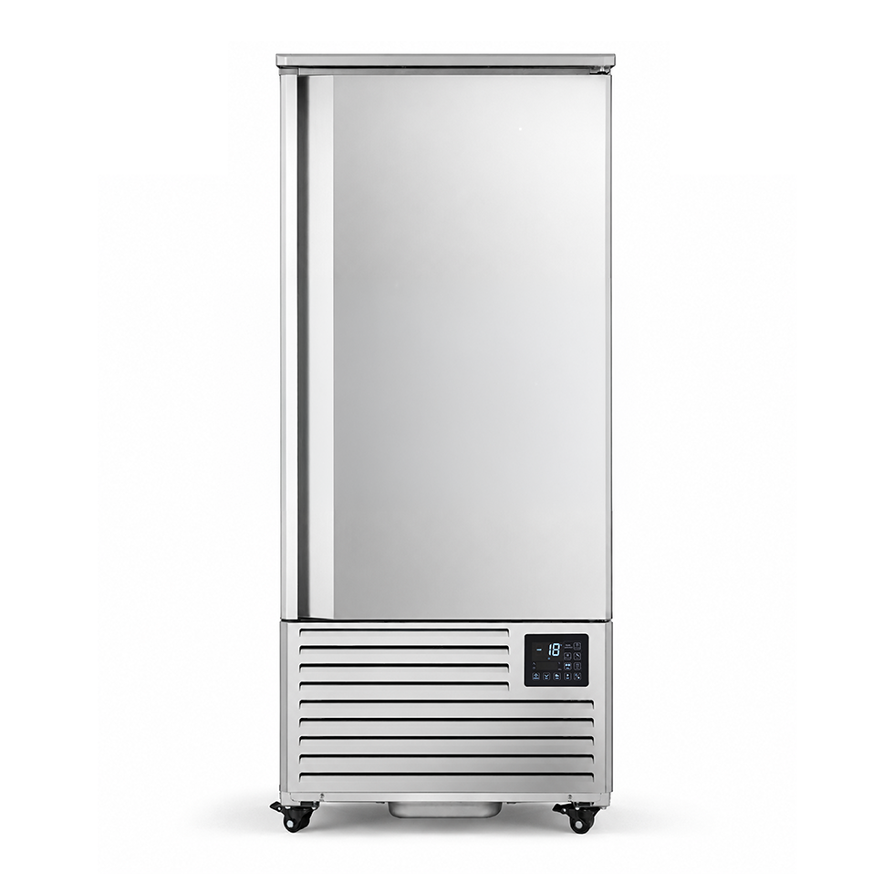 Abatidor de temperatura profesional 15 bandejas GN 1/1 o 600×400, –18°/+3°C