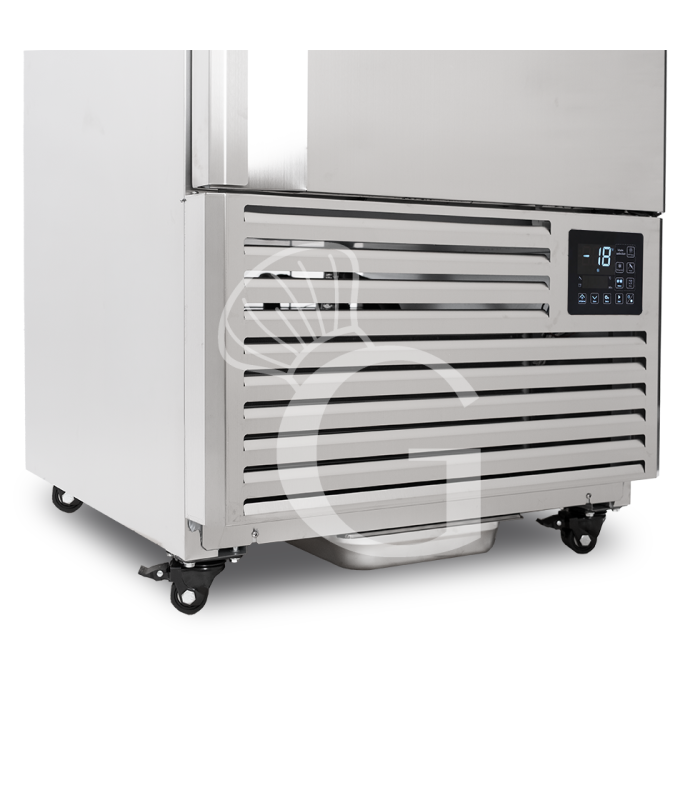 Abatidor de temperatura profesional 10 bandejas GN 1/1 o 600×400, –18°/+3°C