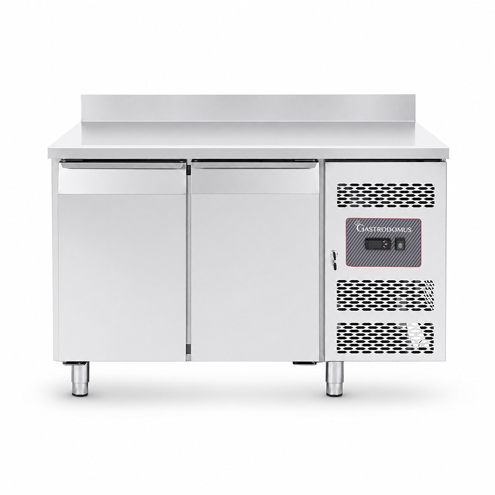 Mesa refrigerada 2 puertas con alzatina 0°C/+8°C – Clase energética A – Profundidad 700 mm