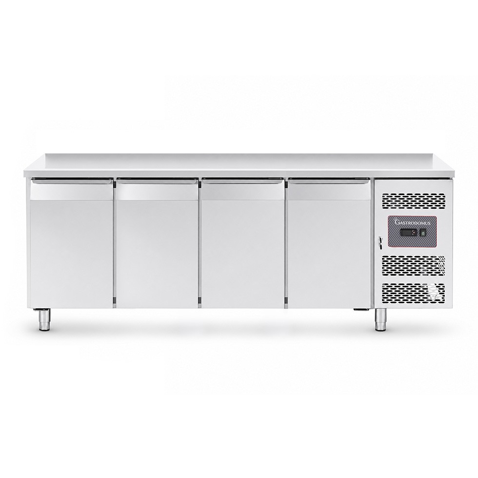 Mesa refrigerada de 4 puertas, 0 °C/+8 °C, clase energética A, profundidad de 700 mm