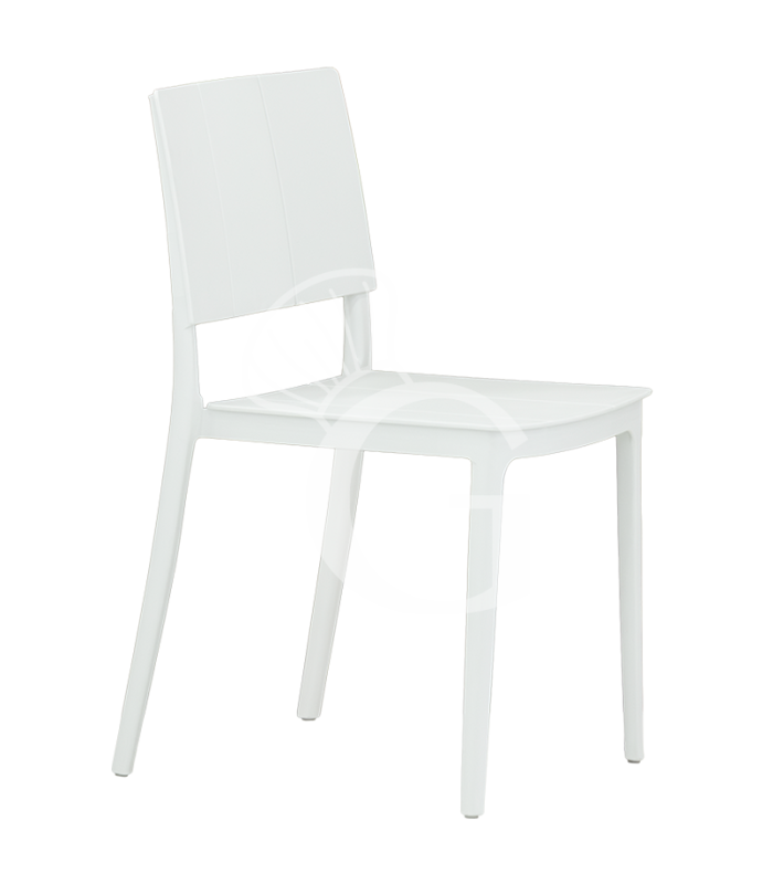Silla Gaia con estructura, asiento y respaldo de polipropileno