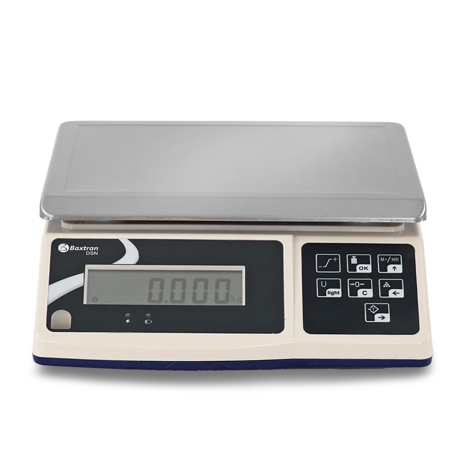 Báscula en ABS con control de peso – capacidad 6 kg – precisión 0,2 g