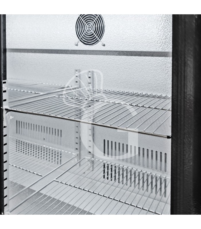 Vitrina frigorífica ventilada de sobremostrador o trasbarra horizontal, 3 puertas correderas – 303 L – temperatura 2°C/+10°C