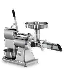 Máquina pasapomodoro y ralladora monofásica con grupo de molienda inox – producción 40 kg/h –L 590 ×P 290 ×H 510/600 mm