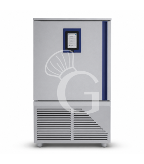 Abatidor digital de acero inox apto también para helados - 10 bandejas o rejillas GN 1/1 o 600x400 mm, -18°/+3°C