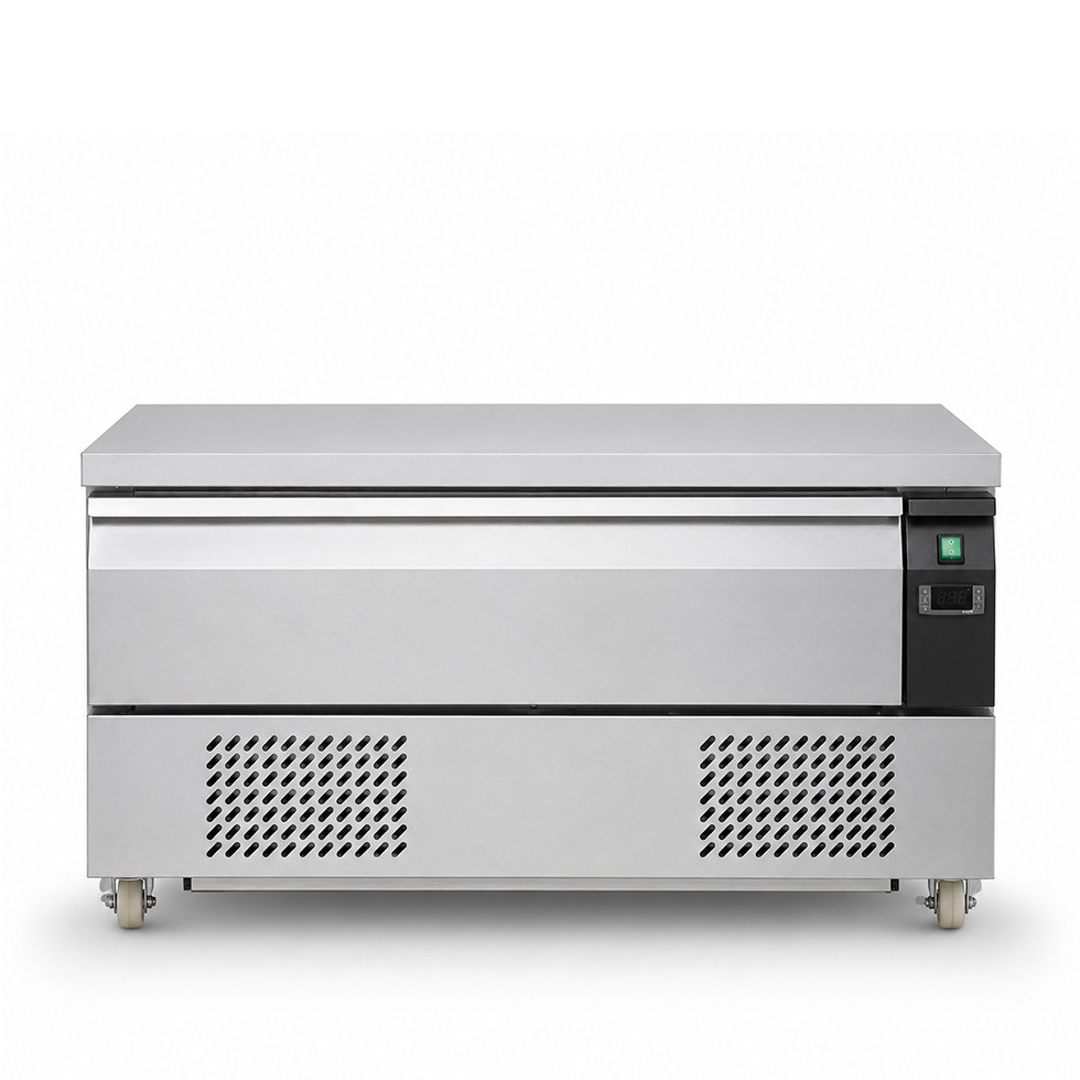 Cajonera refrigerada con ruedas, 3xGN1/1, conversión de temperatura de negativa a positiva