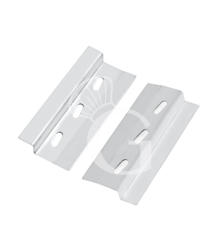 Armario de pared de acero inoxidable con escurridor, puertas correderas, 1 estante perforado, L 1600 mm x P 400 mm x A 650 mm