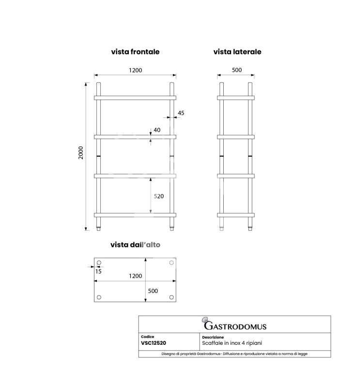 copy of Scaffale Acciaio
