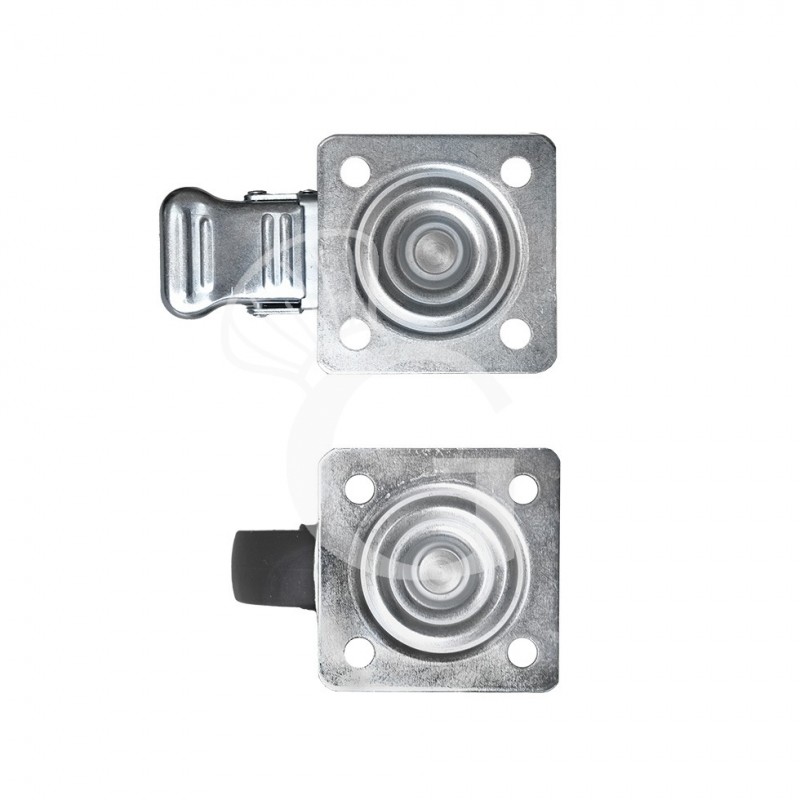 Ruedas ya montadas para armarios y mesas refrigeradas 4 ruedas ( 2 con freno)