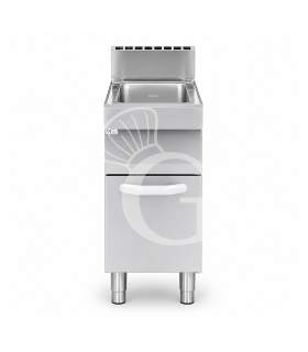 Cocedor de pasta profesional de gas 1 cuba 40 LT L 400 mm x P 700 mm x A 850 mm