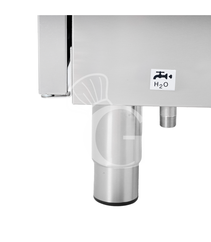 Cocedor de pasta profesional de gas 1 cuba 40 LT L 400 mm x P 700 mm x A 850 mm