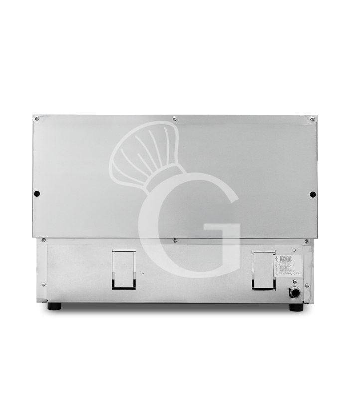 Freidora de sobremesa a gas con 2 cubas de 8 LT + 8 LT 13600 kW