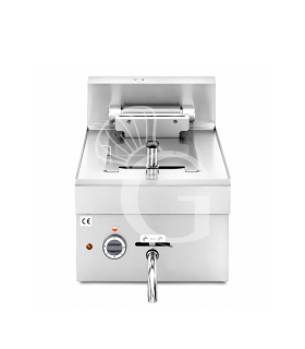 Freidora industrial eléctrica de sobremesa 1 cuba 10 LT 7,5 Kw Trifásica