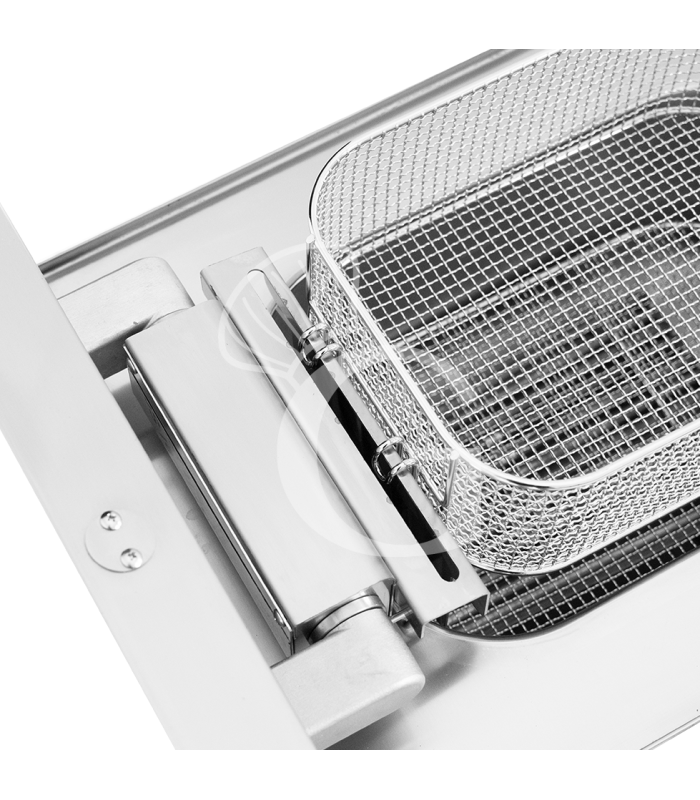 Freidora industrial eléctrica de sobremesa 1 cuba 10 LT 7,5 Kw Trifásica