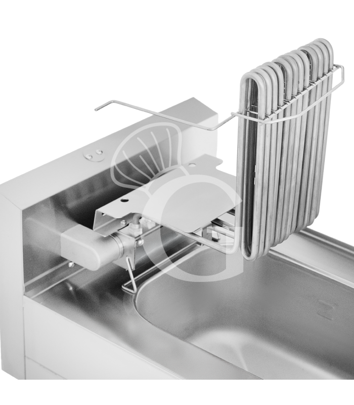 Freidora industrial eléctrica de sobremesa 1 cuba 10 LT 7,5 Kw Trifásica