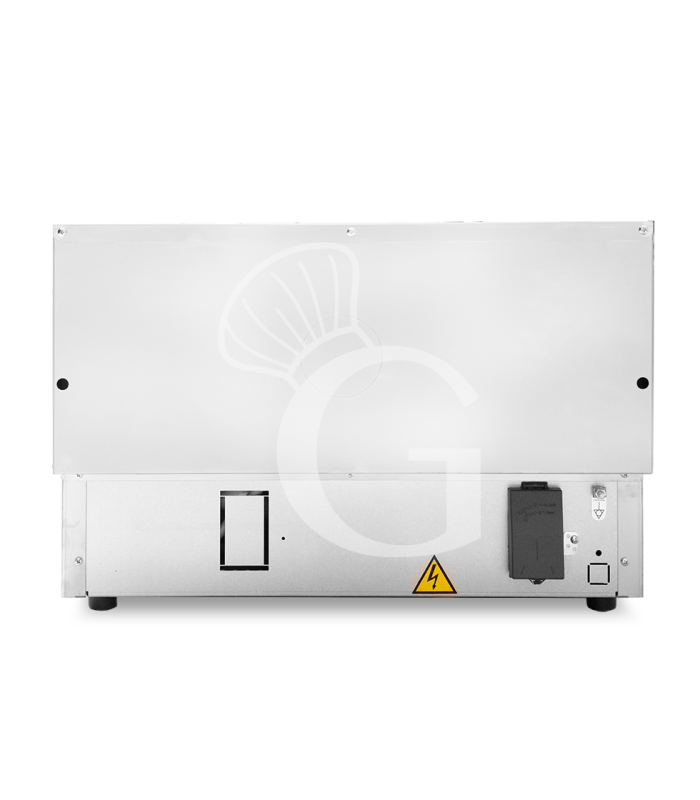 Freidora industrial eléctrica de sobremesa 2 cubas 10 LT + 10 LT 15 Kw Trifásica