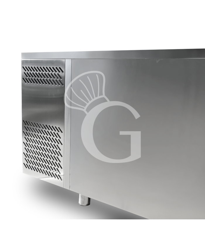Mesa Refrigerada 2 puertas 800 mm de profundidad 0°C/+10°C clase de eficiencia energética B
