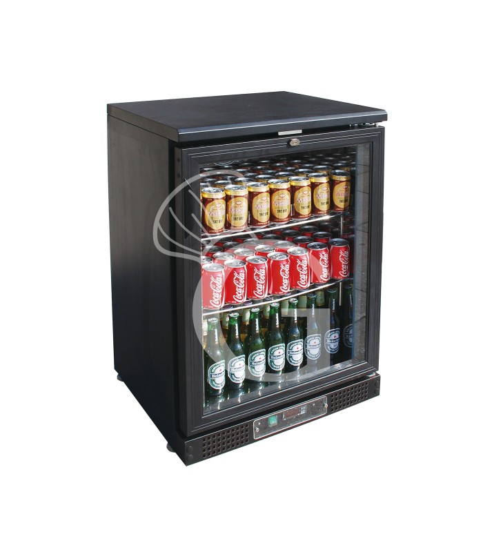 Vitrina frigorífica ventilada de sobremesa o bajo mostrador horizontal 1 puerta batiente 129 L - temperatura +2°C/+8°C