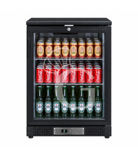 Vitrina frigorífica ventilada de sobremesa o bajo mostrador horizontal 1 puerta batiente 129 L - temperatura +2°C/+8°C