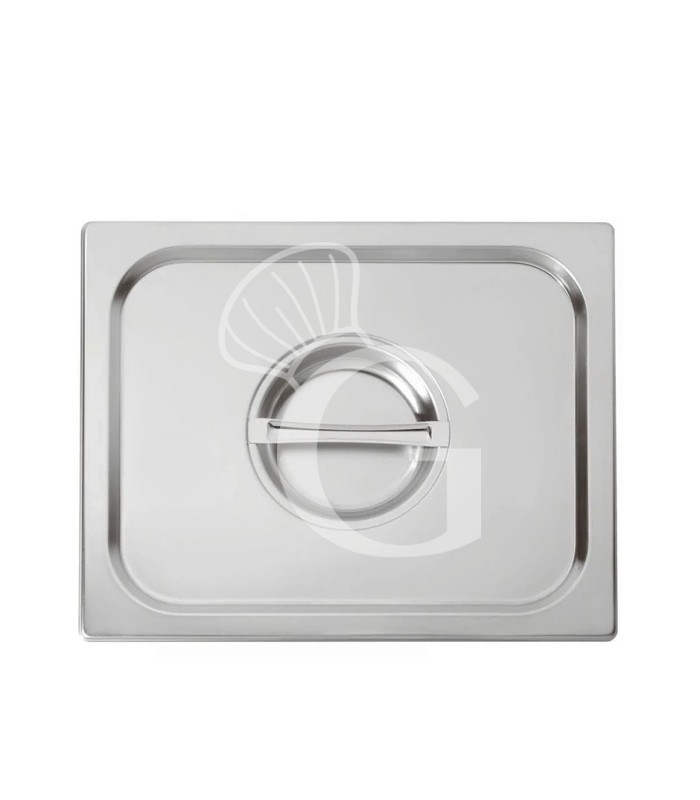 Tapa de acero inox capacidad GN2/3  L176mm x P162 m