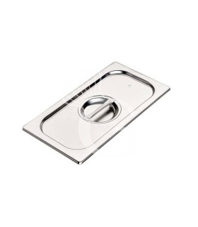 Tapa hermética de acero inoxidable GN1/3 L 325 x P 175 mm