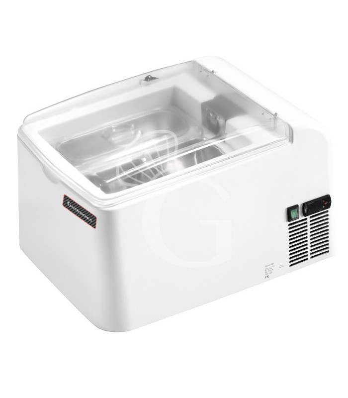 Expositor de ingredientes refrigerado de sobremesa para helado 0/-22°C L 505 MM X P 680 MM X A 400 MM