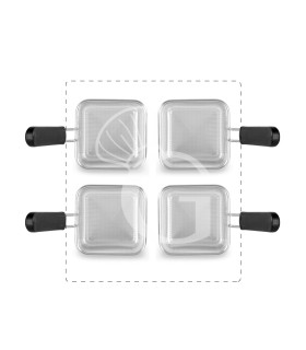 Set de cestas para cocedor de pasta - 4x GN1/4 - H 160 mm - acero inoxidable