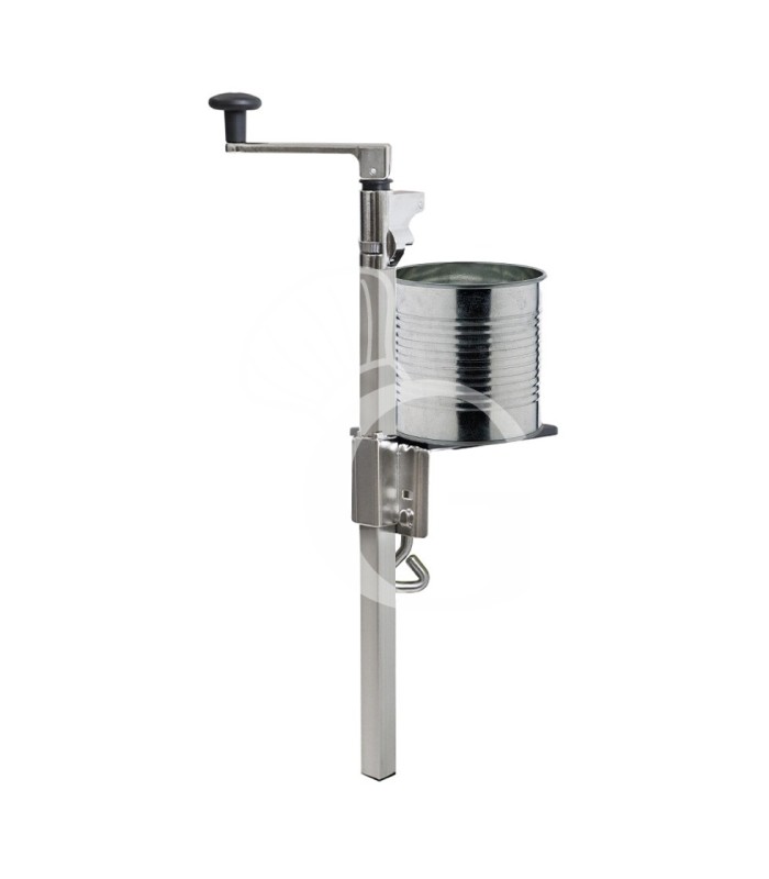 Abrelatas de sobremesa profesional de acero inoxidable - Altura máxima de latas 400 mm