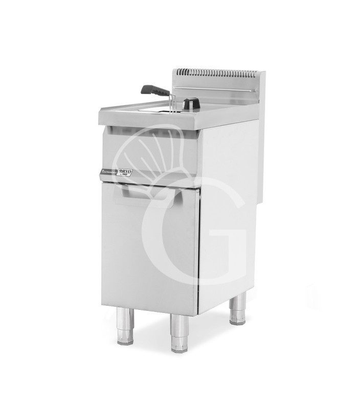 Kit de Cocción Profesional para Restaurante – Horno de Gastronomía, Cocina de Gas de 4 Fuegos y Freidora de Gas de 20 Litros