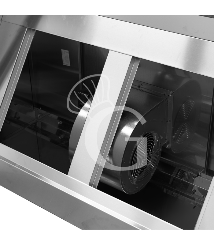 Campana Snack de pared con motor L1000×P900×H450 mm