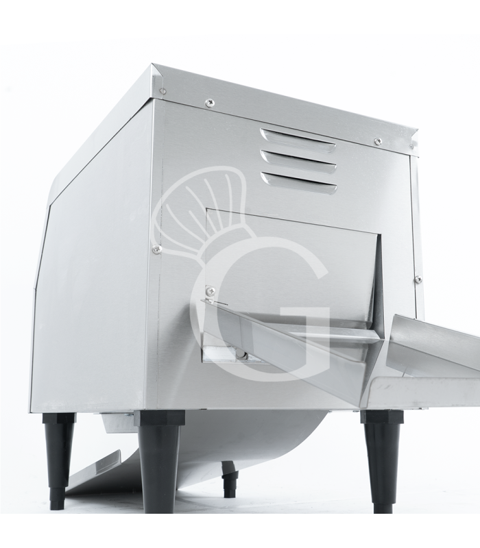 Tostadora profesional de ciclo continuo 150 unidades/h – 1,5 kW, con cajón recogemigas