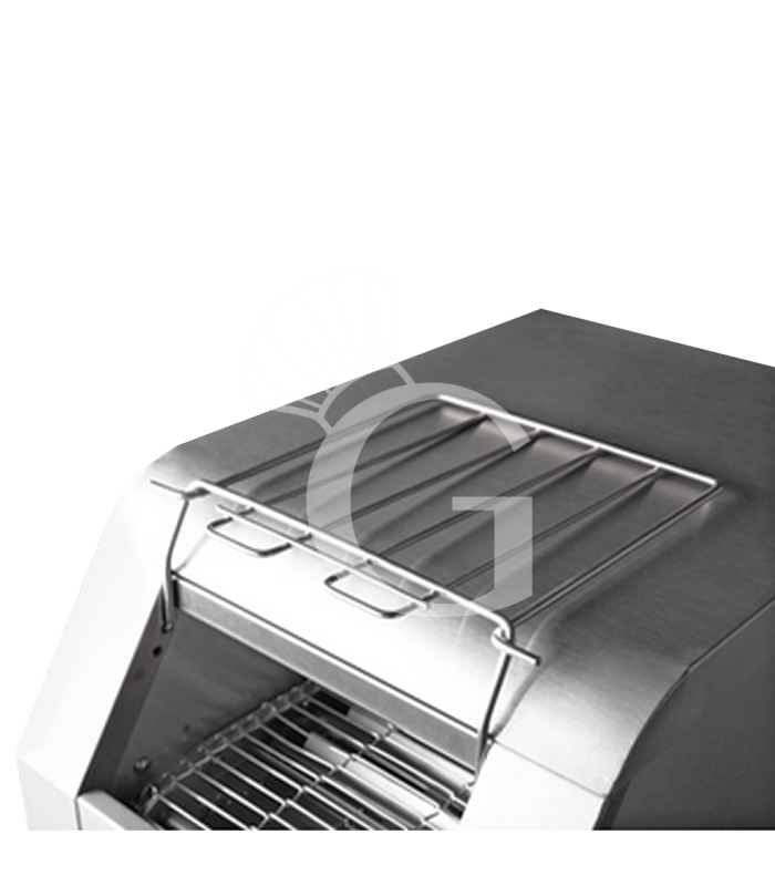 Tostadora profesional de ciclo continuo 150 unidades/h – 1,5 kW, con cajón recogemigas