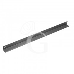 Par de guías de acero inoxidable en forma de "L" para mesa 700