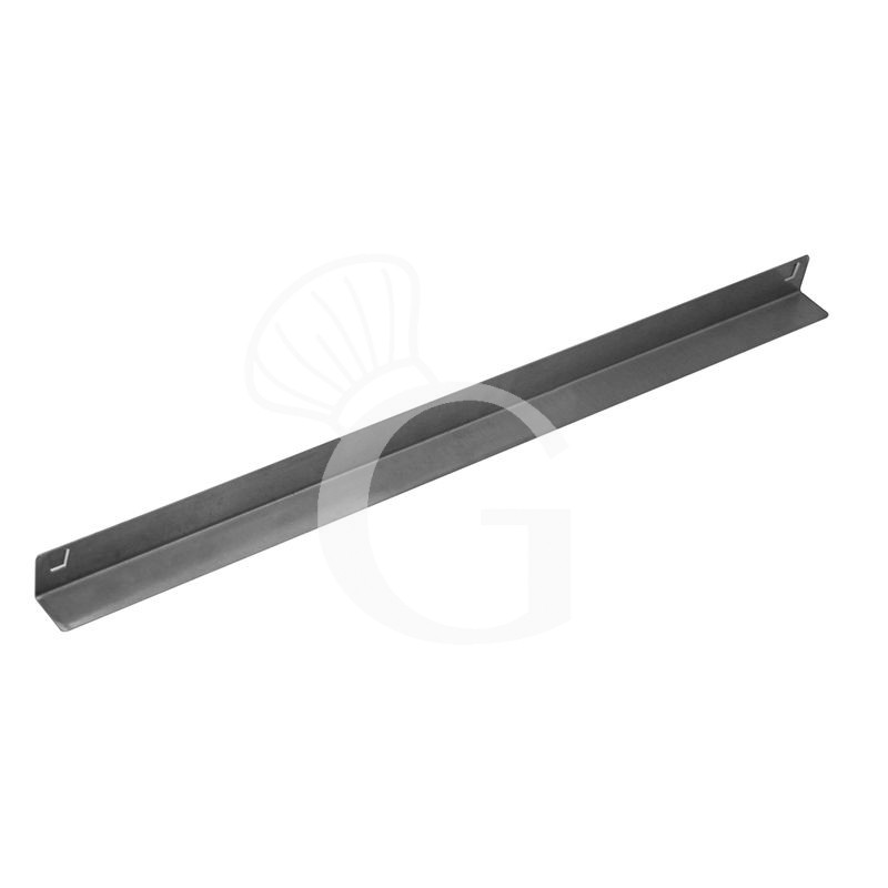 Par de guías de acero inoxidable en forma de "L" para mesa 700