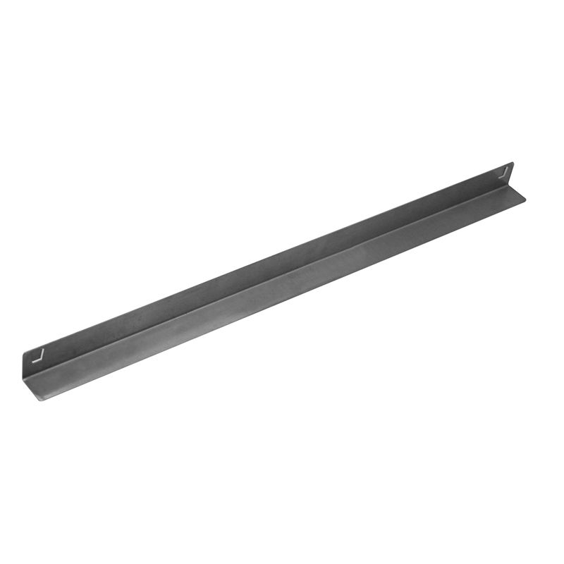 Par de guías de acero inoxidable en forma de "L" para mesa 800