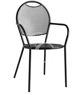 Silla Agile 2 de acero barnizado