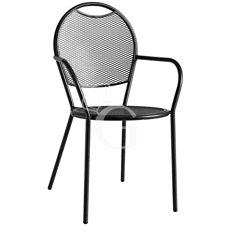Silla Agile 2 de acero barnizado