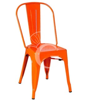 Silla Esprit de metal barnizado