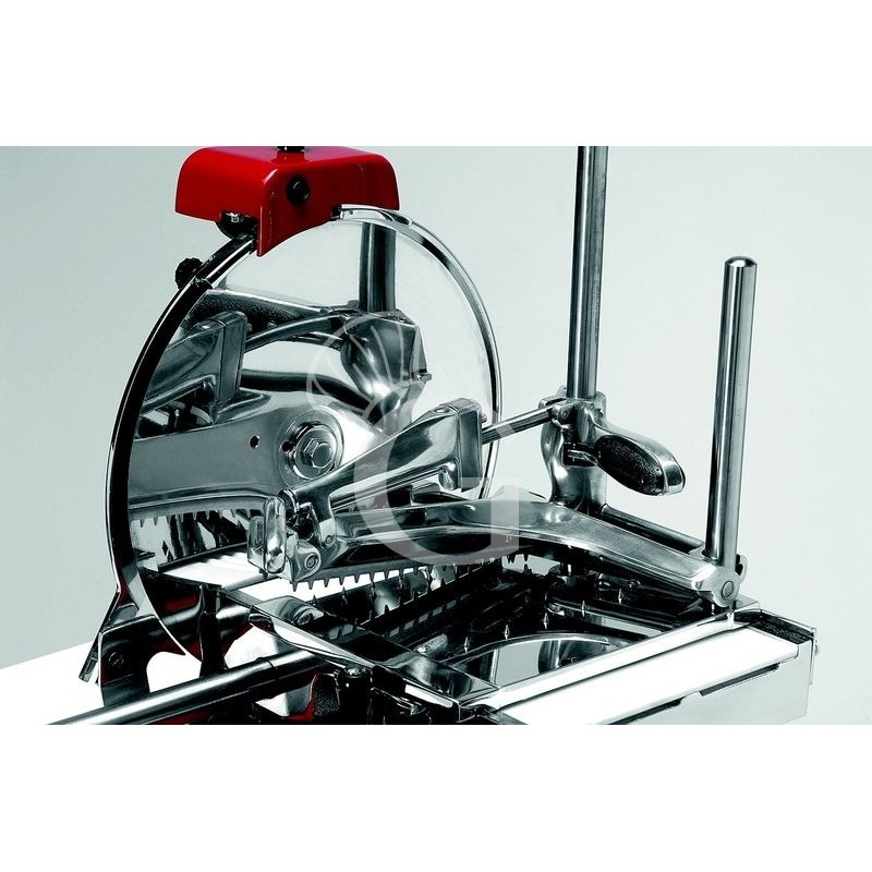 Cortadora manual con volante y pedestal de aluminio, diámetro cuchilla 300 mm