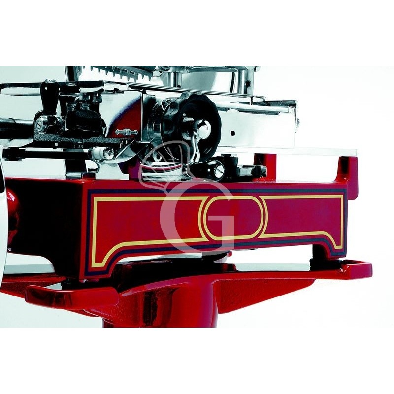 Cortadora manual con volante y pedestal de aluminio, diámetro cuchilla 300 mm