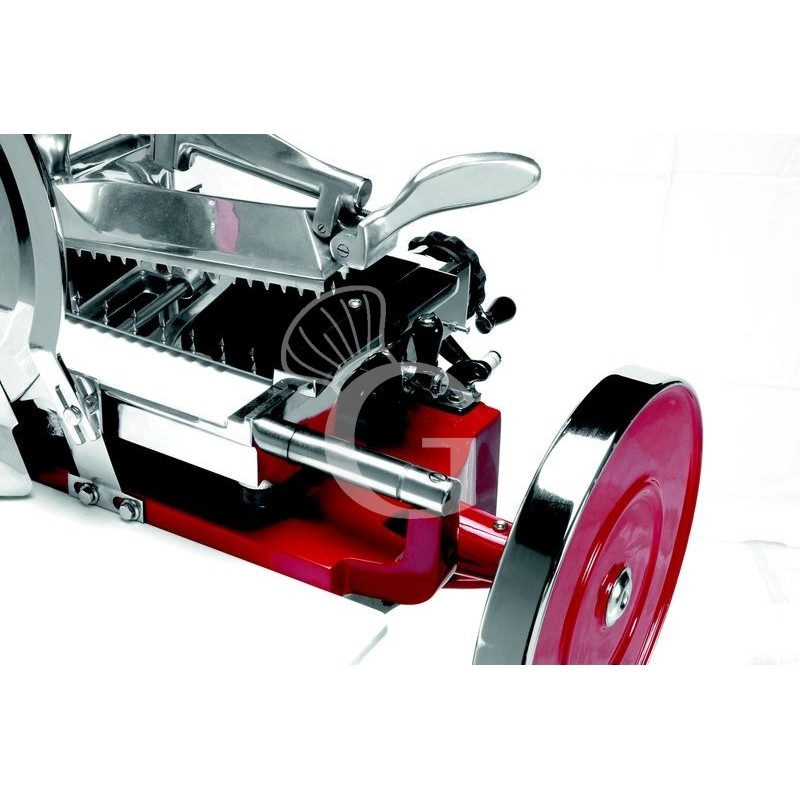 Cortadora manual con volante y pedestal de aluminio, diámetro cuchilla 300 mm