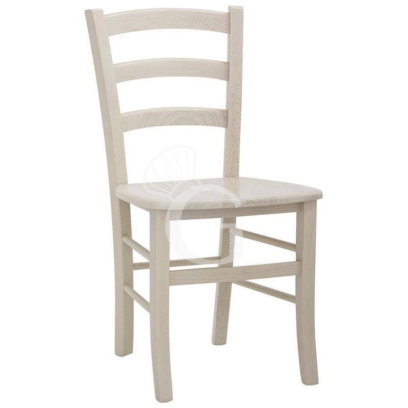 Silla Country con asiento y respaldo de madera