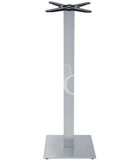 Base de acero inoxidable satinado altura 1080 mm