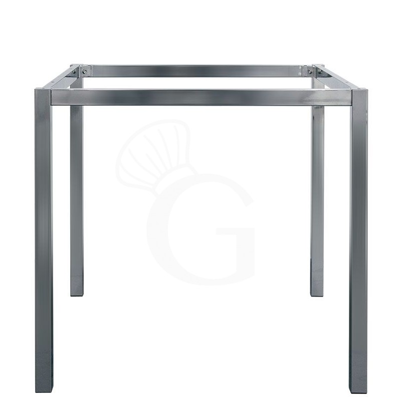 Base de metal cromado L 800 mm