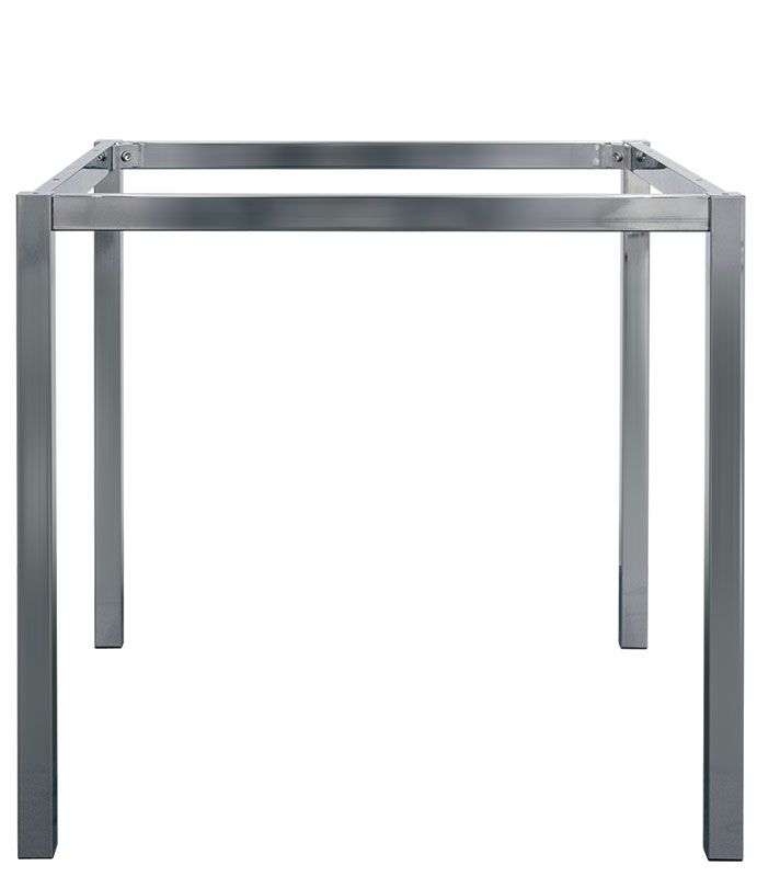 Base de metal cromado L 800 mm