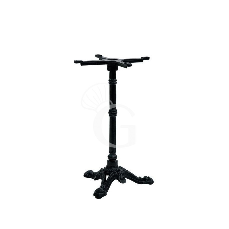 Base decorada de hierro fundido pintado altura 710 mm