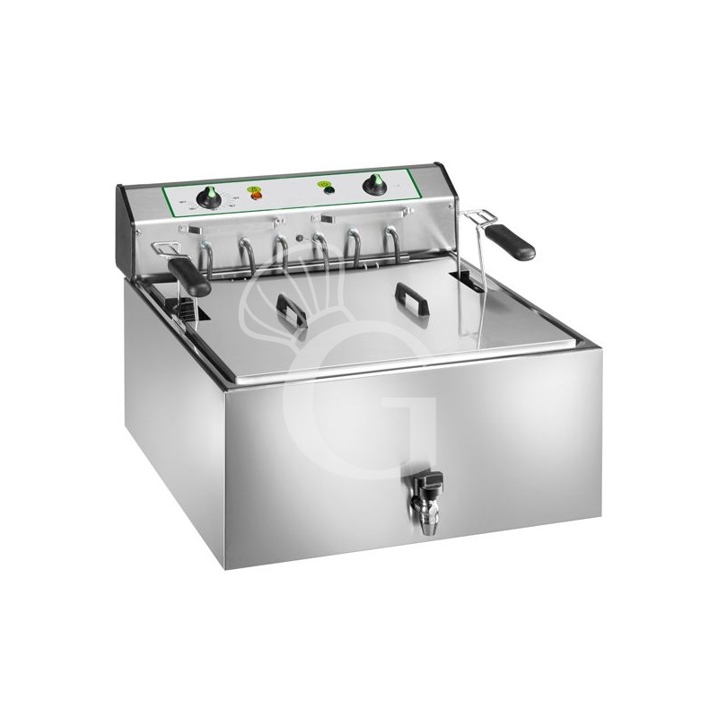 Freidora eléctrica de sobremesa 1 cuba -  25 LT - potencia 9 kW Trifásica