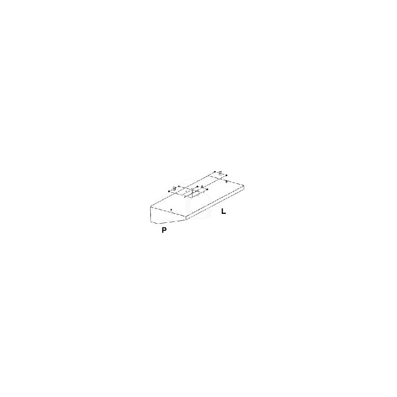Campana extractora mural Snack sin motor L 2400 mm x P 700 mm x A 450 mm