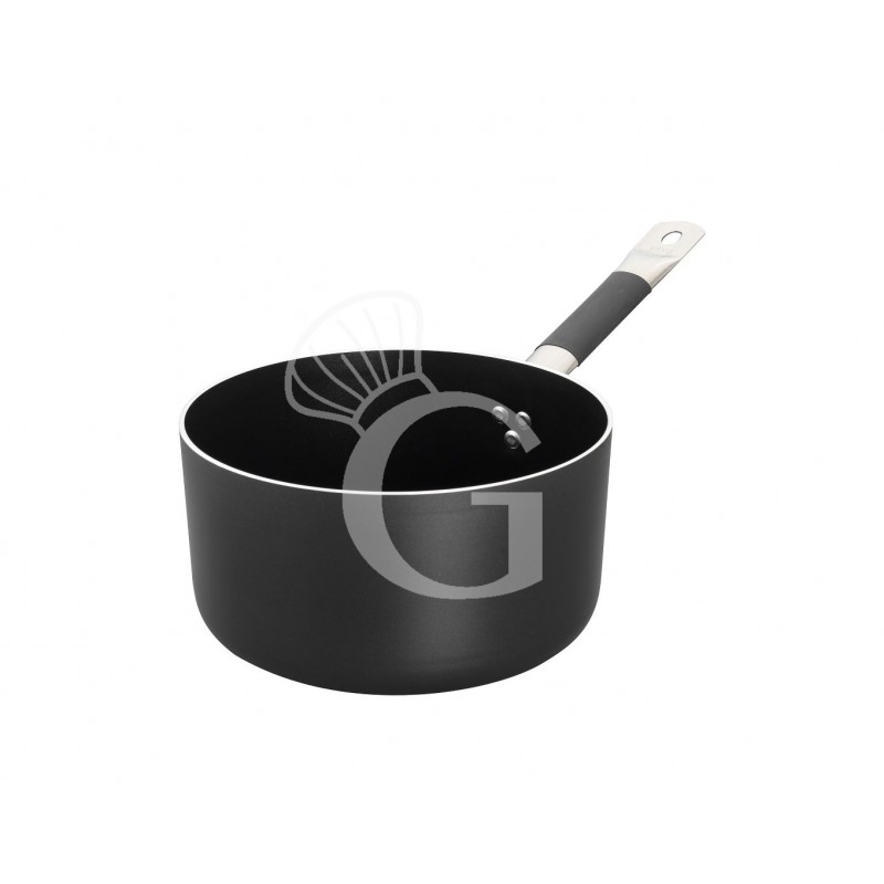 Sartén alta de aluminio antiadherente con fondo de inducción 1 asa diámetro 200 mm x A 110 mm 3,3 LT